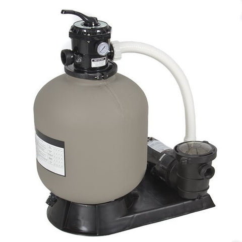 19" Sand Filter System 1.5-HP Swimming Pool Pump with Hoses and Clamps - fast-swim-supplies.com - 1
