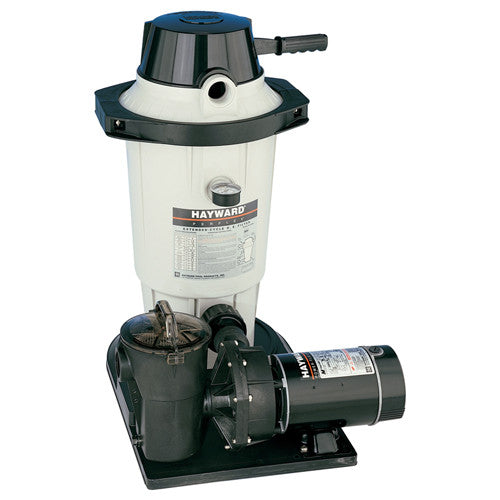 Hayward EC40C80s Perflex Extended-Cycle 20 SQ FT DE filter system with 1HP Power Flo Pump - fast-swim-supplies.com